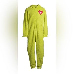 NWOT Adult 2X Grinch onsie